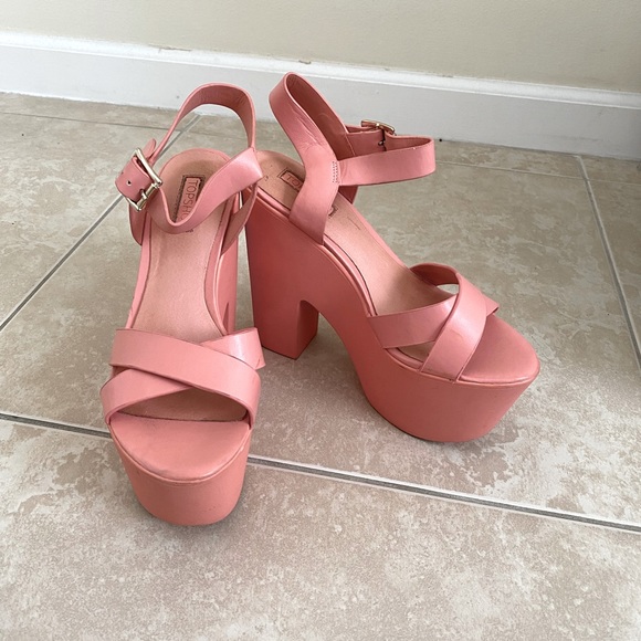 Topshop Shoes - Top Shop Chunky Heels